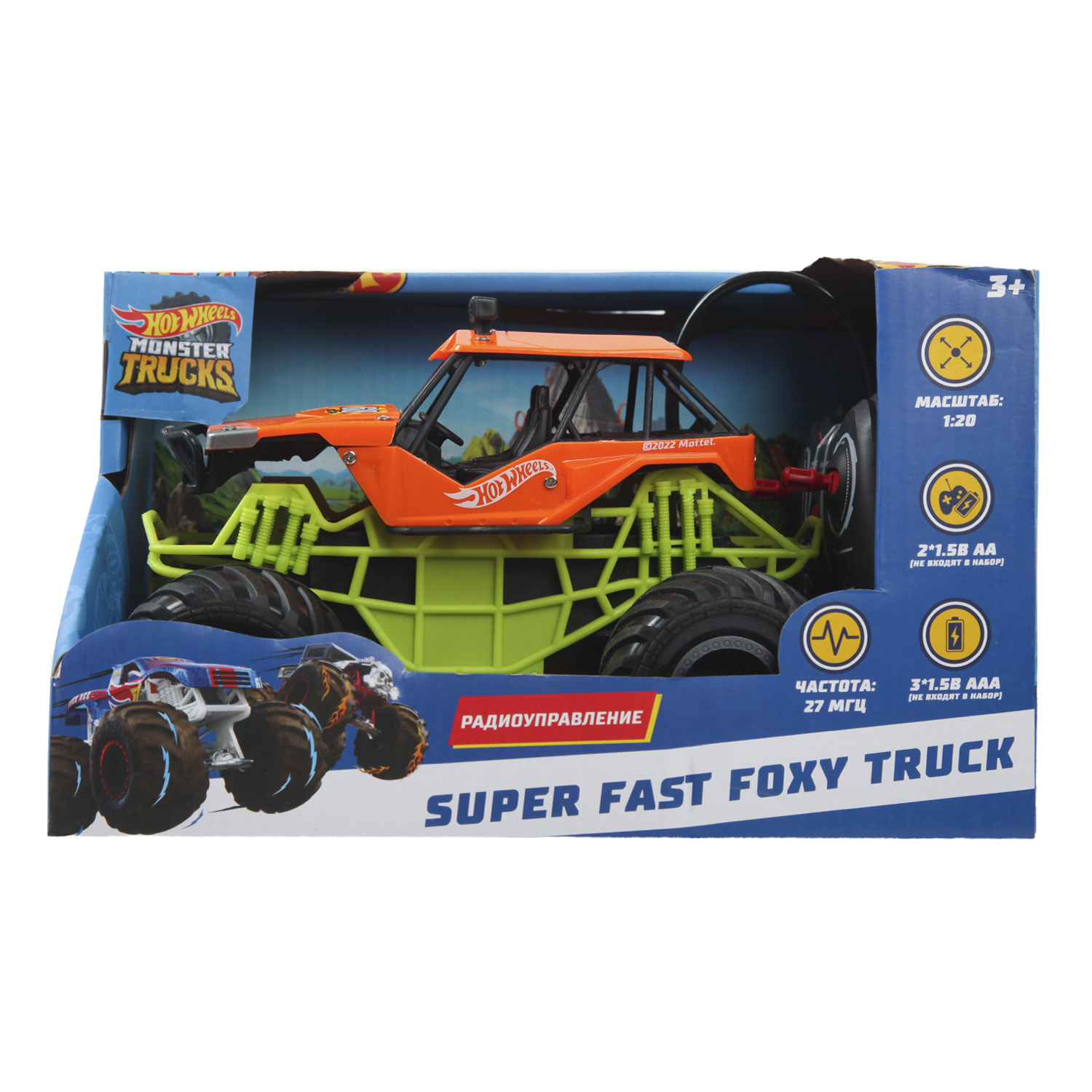 Машина Hot Wheels РУ 1:20 Фокси грузовик DM0918 купить по цене 1599 ₽ в  интернет-магазине Детский мир