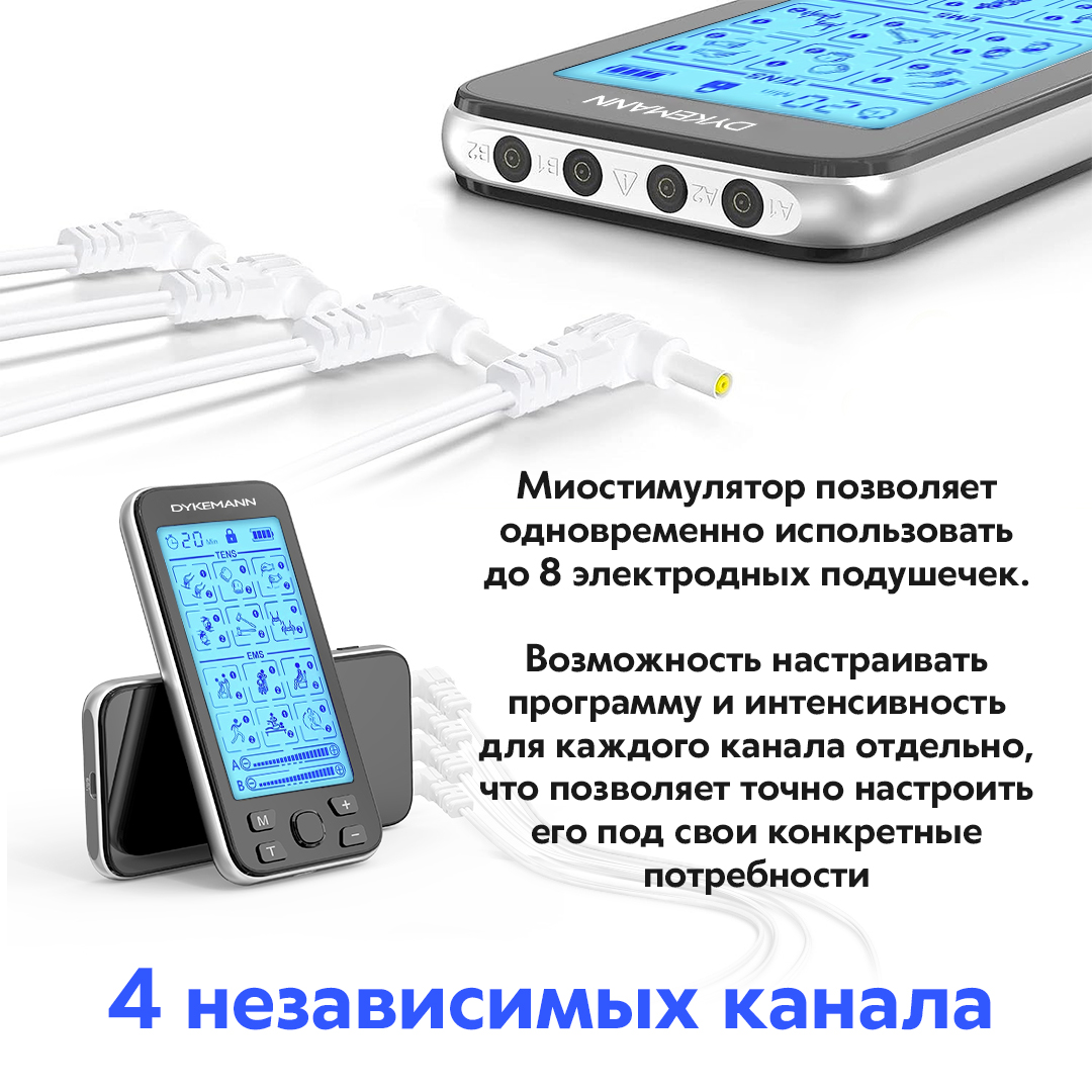 Миостимулятор Dykemann EMS и TENS - фото 5