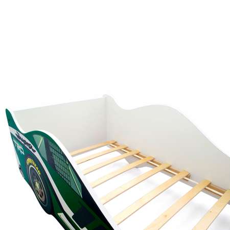 Детская кровать-машина Бельмарко Супра зеленая