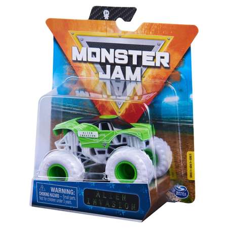 Машинка Monster Jam 1:64 Alien Invasion 6044941/20123299