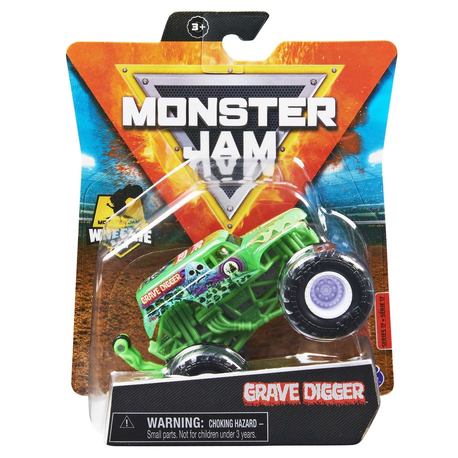 Машинка Monster Jam 1:64 Grave Digger6044941/20130585 6044941 - фото 2