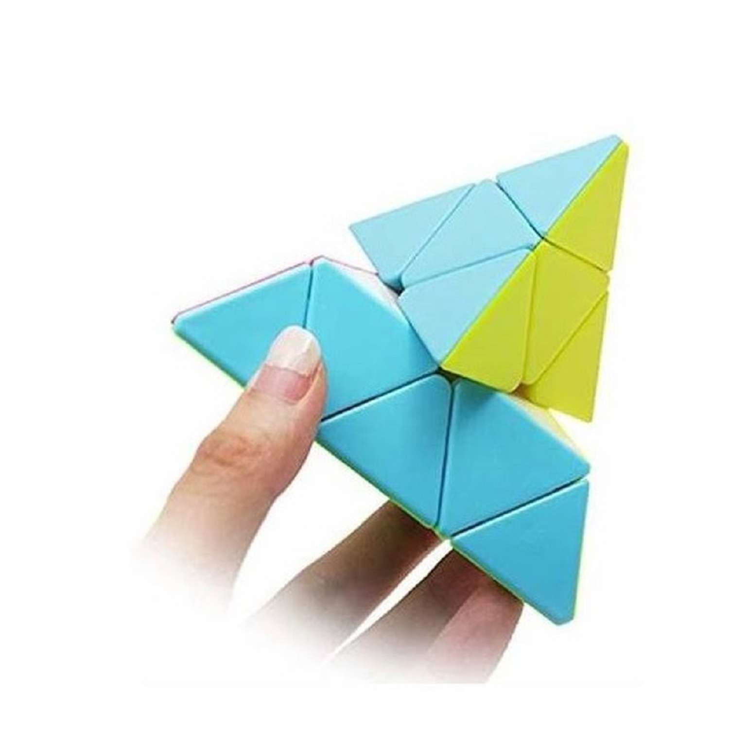 Головоломка кубик пирамида SHANTOU разноцветный - фото 3