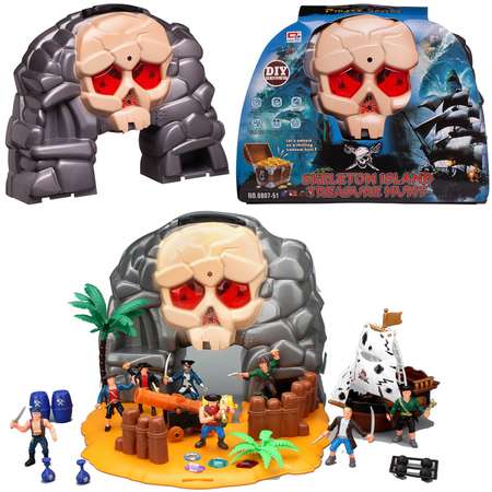 Игровой набор Junfa пиратский Остров черепа