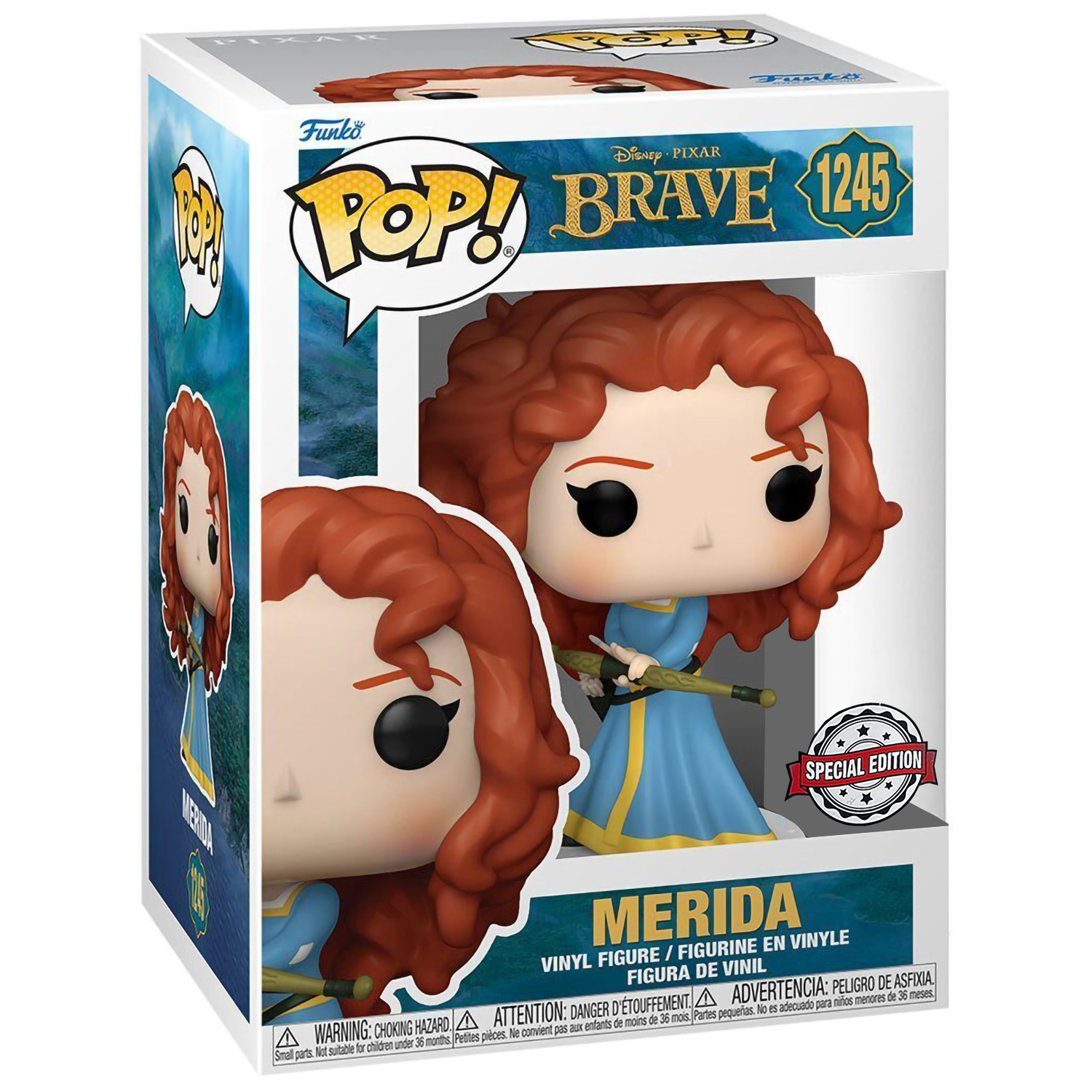 Фигурка Funko POP! Disney Brave Merida w/ Torn Dress NYCC22 (Exc) (1245) 65245 - фото 2