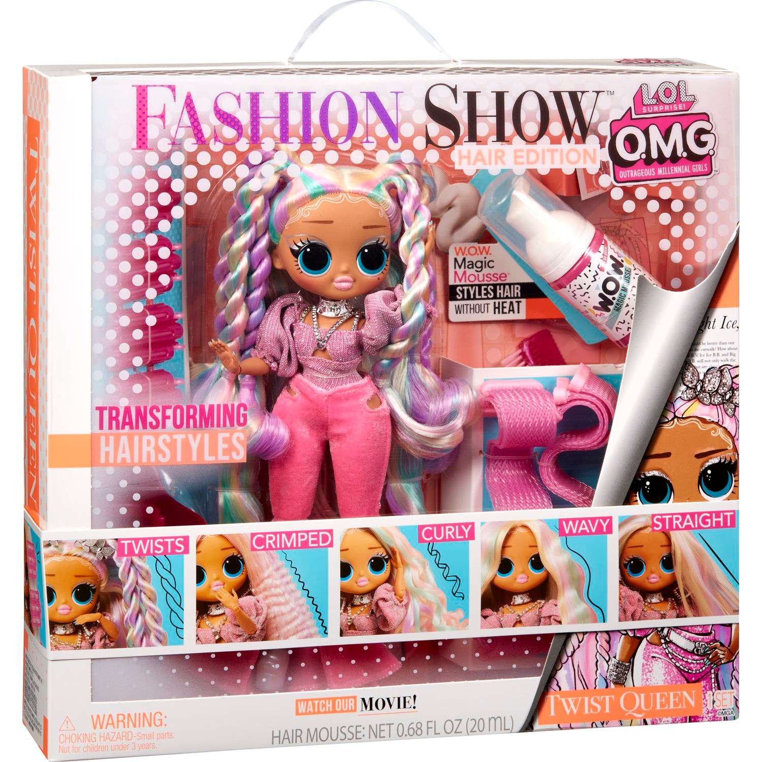 Кукла L.O.L. Surprise OMG Fashion Show Twist Queen 584292EUC - фото 3