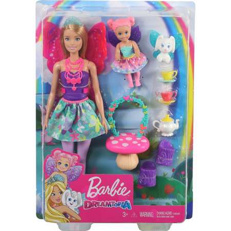 Набор игровой Barbie Заботливая принцесса Чаепитие GJK50