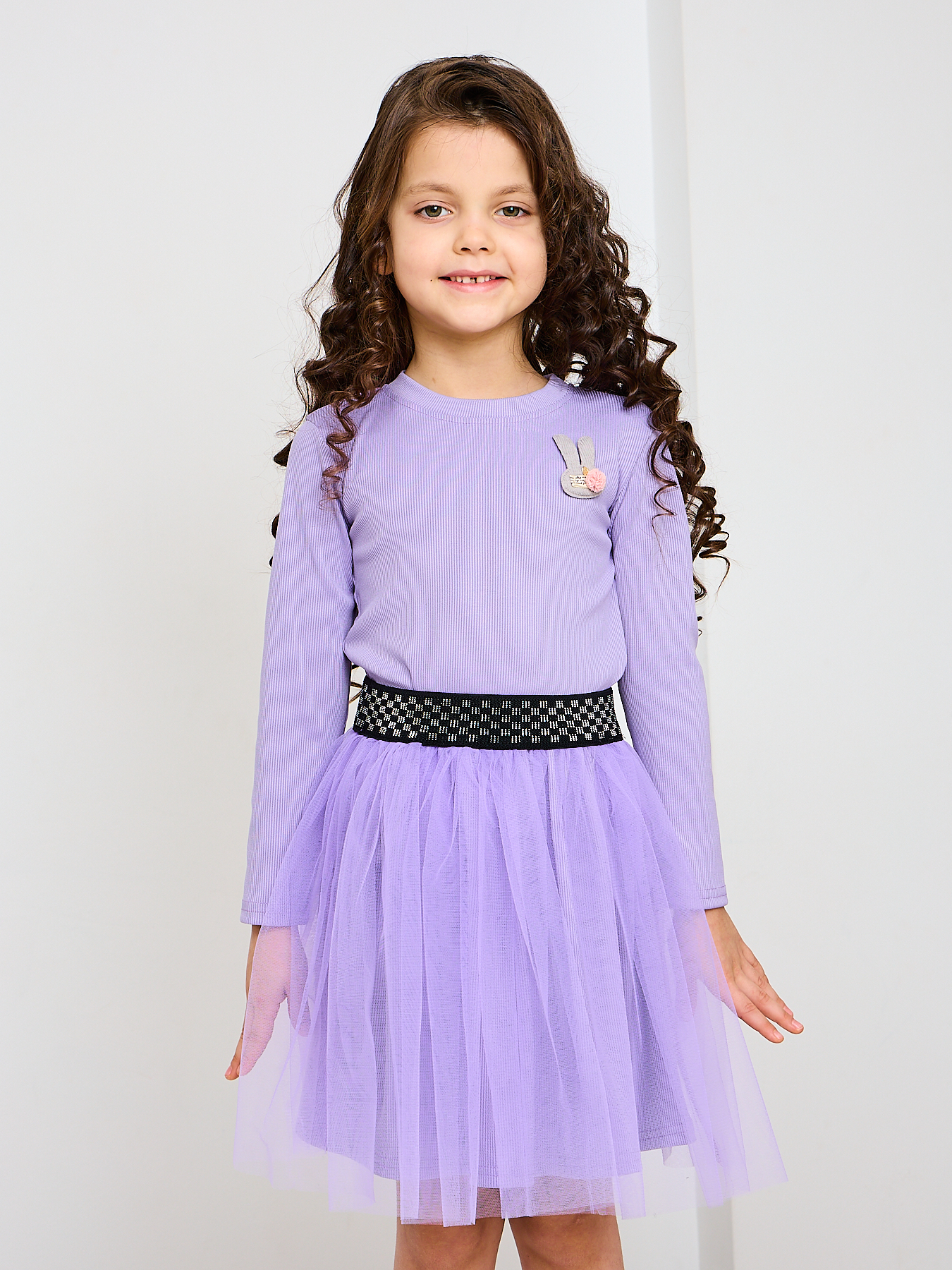 Комплект Mil Art kids 1902201537SUIT-SKIRT-FATIN-PURPLE - фото 5