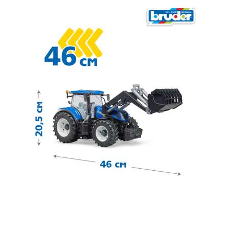 Игрушка Bruder Трактор New Holland T7.315 с погрузчиком