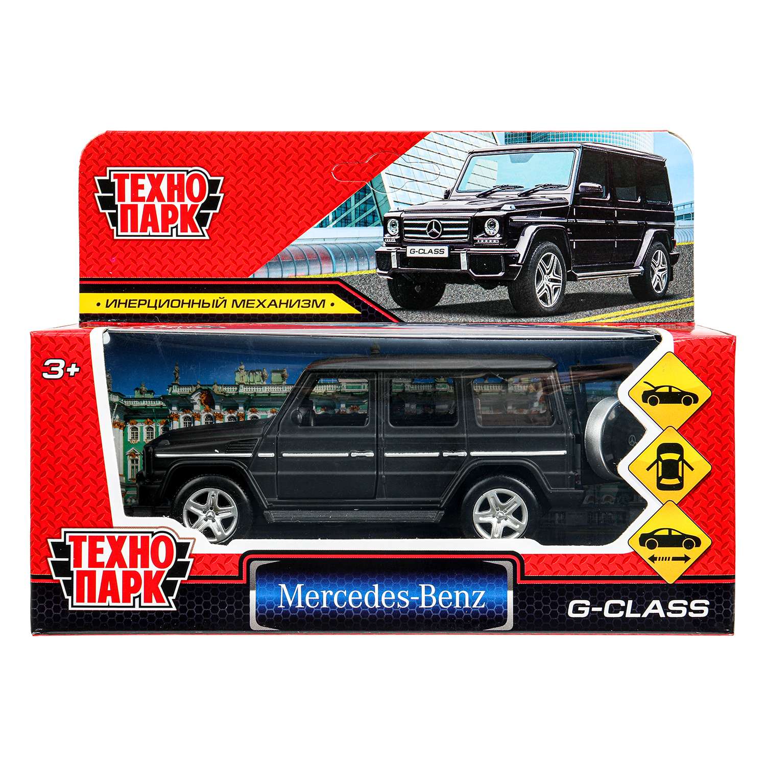 Автомобиль Технопарк Mercedes Mercedes Benz черный 392239 - фото 2