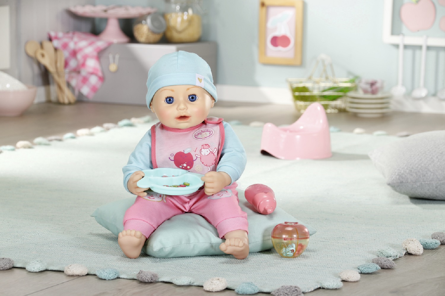 Кукла Zapf Creation Baby Annabell многофункциональная Время обеда 43 см 702-987 - фото 4