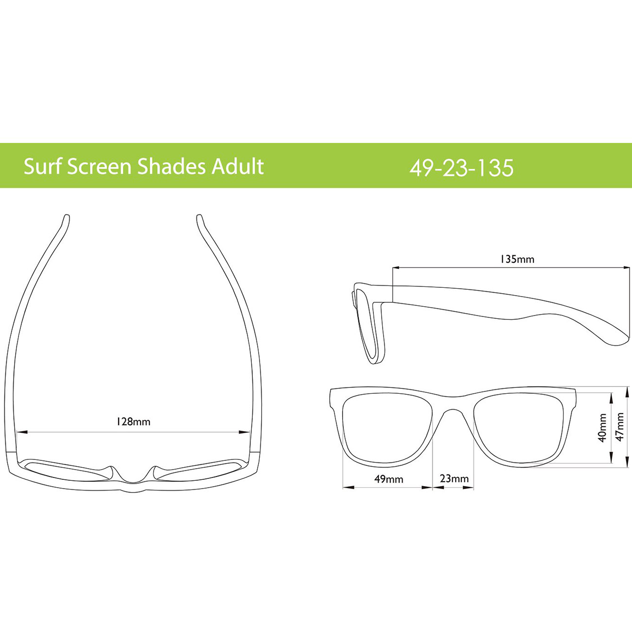 Очки компьютерные Real Kids Surf Screen Shades для детей 10 лет и старше 10SCRWHT - фото 4