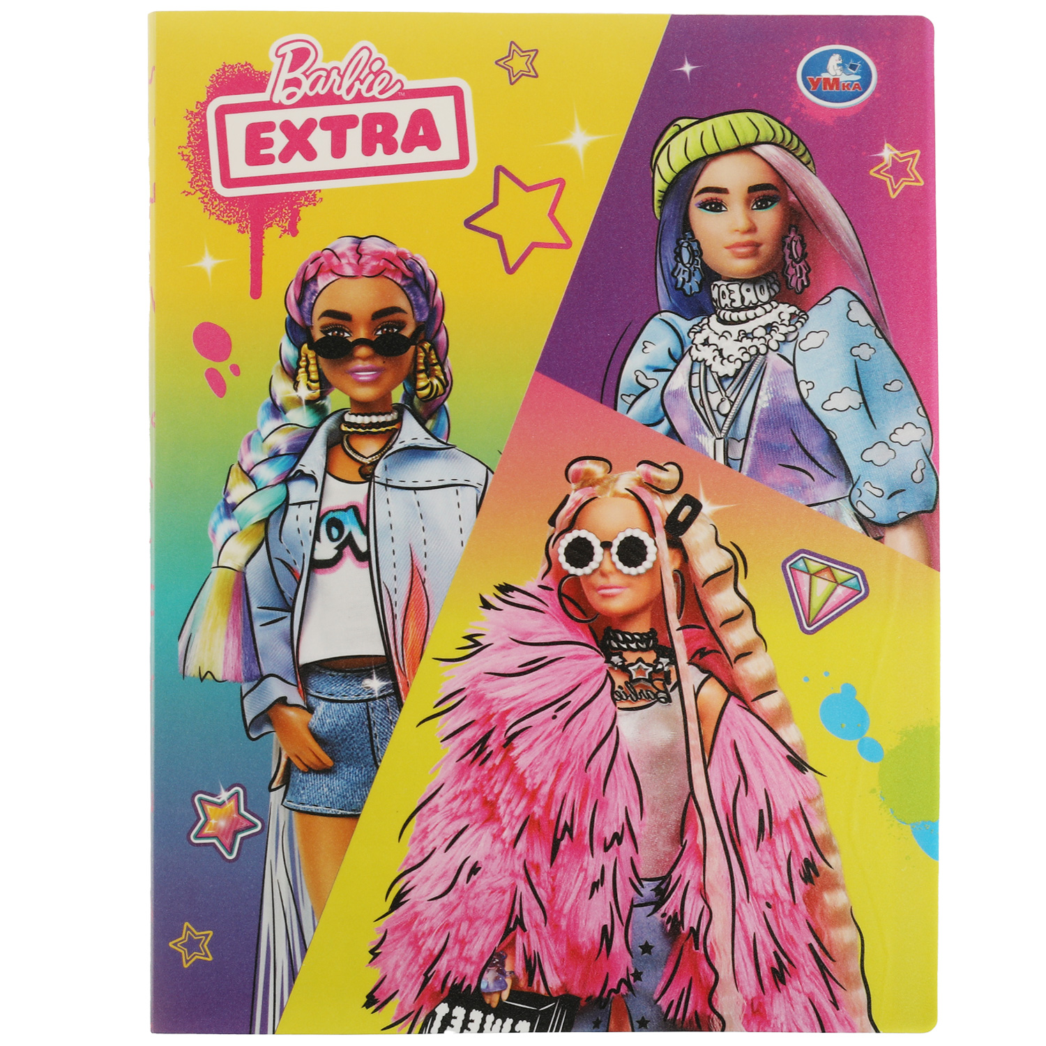 Папка УМка Barbie с 20 вкладышами barbie extra 330900 - фото 1