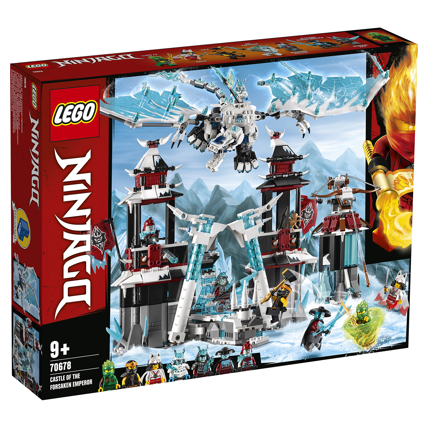 Конструктор LEGO Ninjago Замок проклятого императора 70678 купить по цене  4999 ₽ в интернет-магазине Детский мир