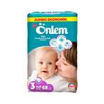 Детские подгузники Onlem Classik миди 4-9kg jumbo 68 штук