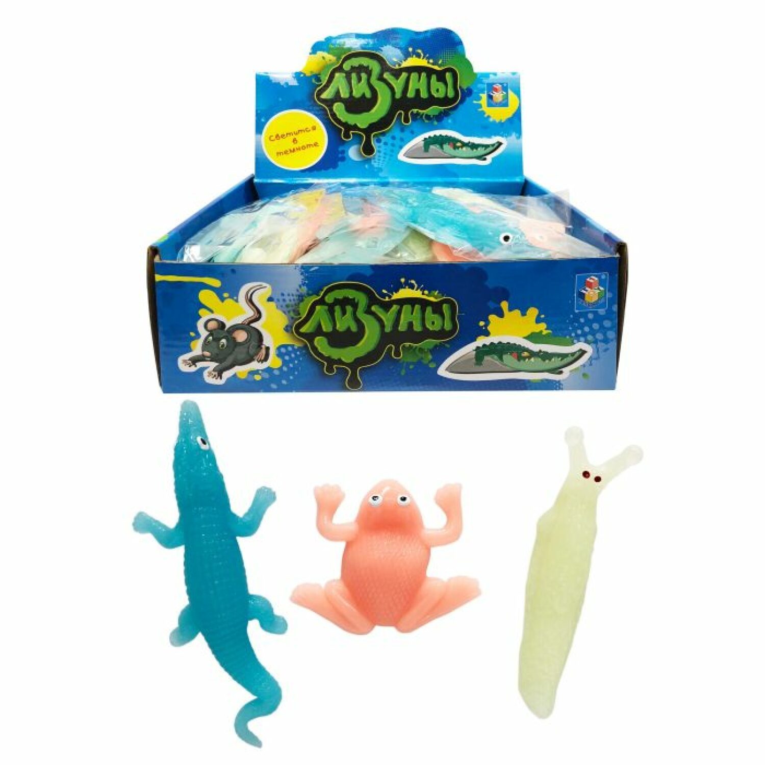 Лизун 1TOY Мелкие пакости Животные в ассортименте Т11317 - фото 3