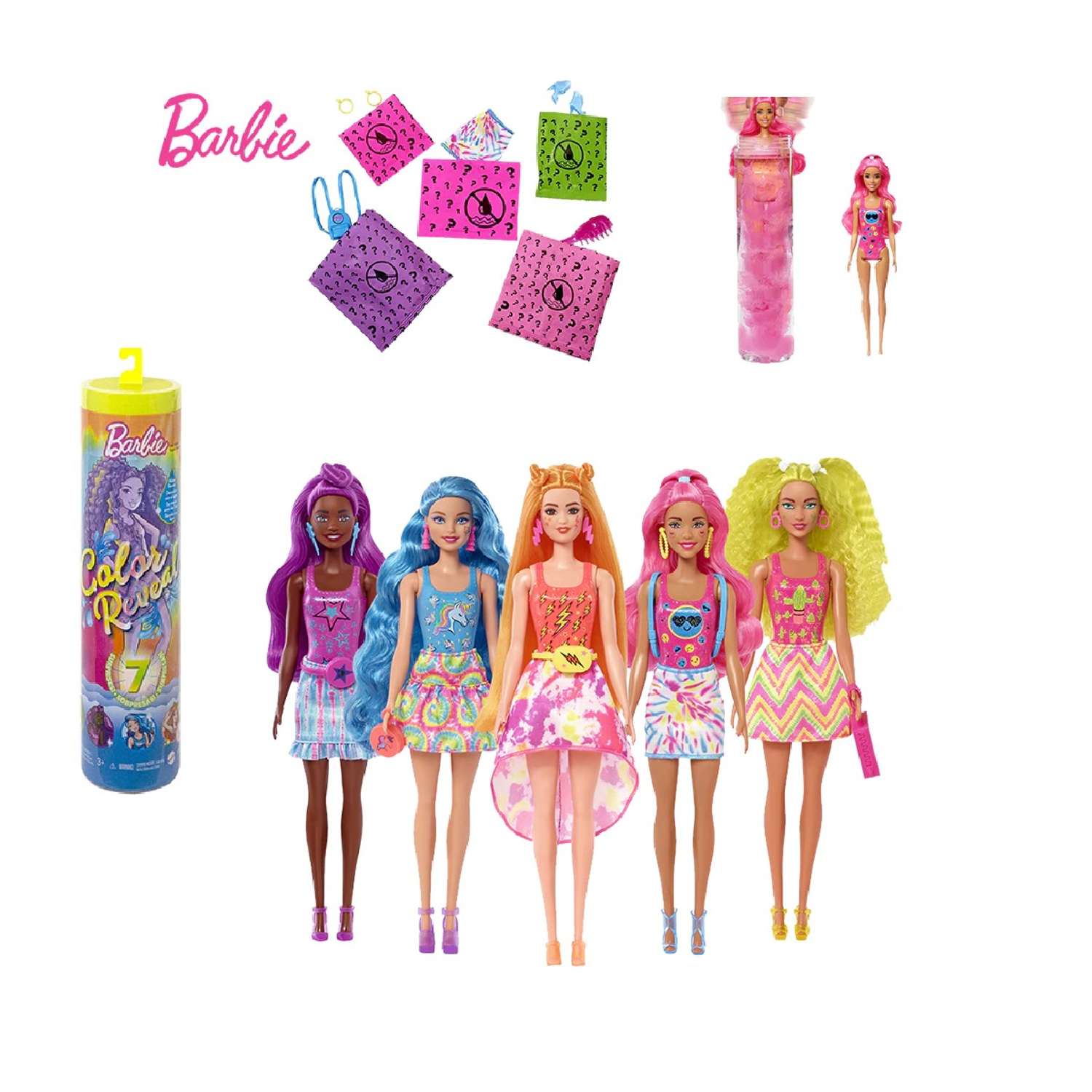 Кукла Barbie меняющая цвет в непрозрачной упаковке (Сюрприз) HDN72 HDN72 - фото 2