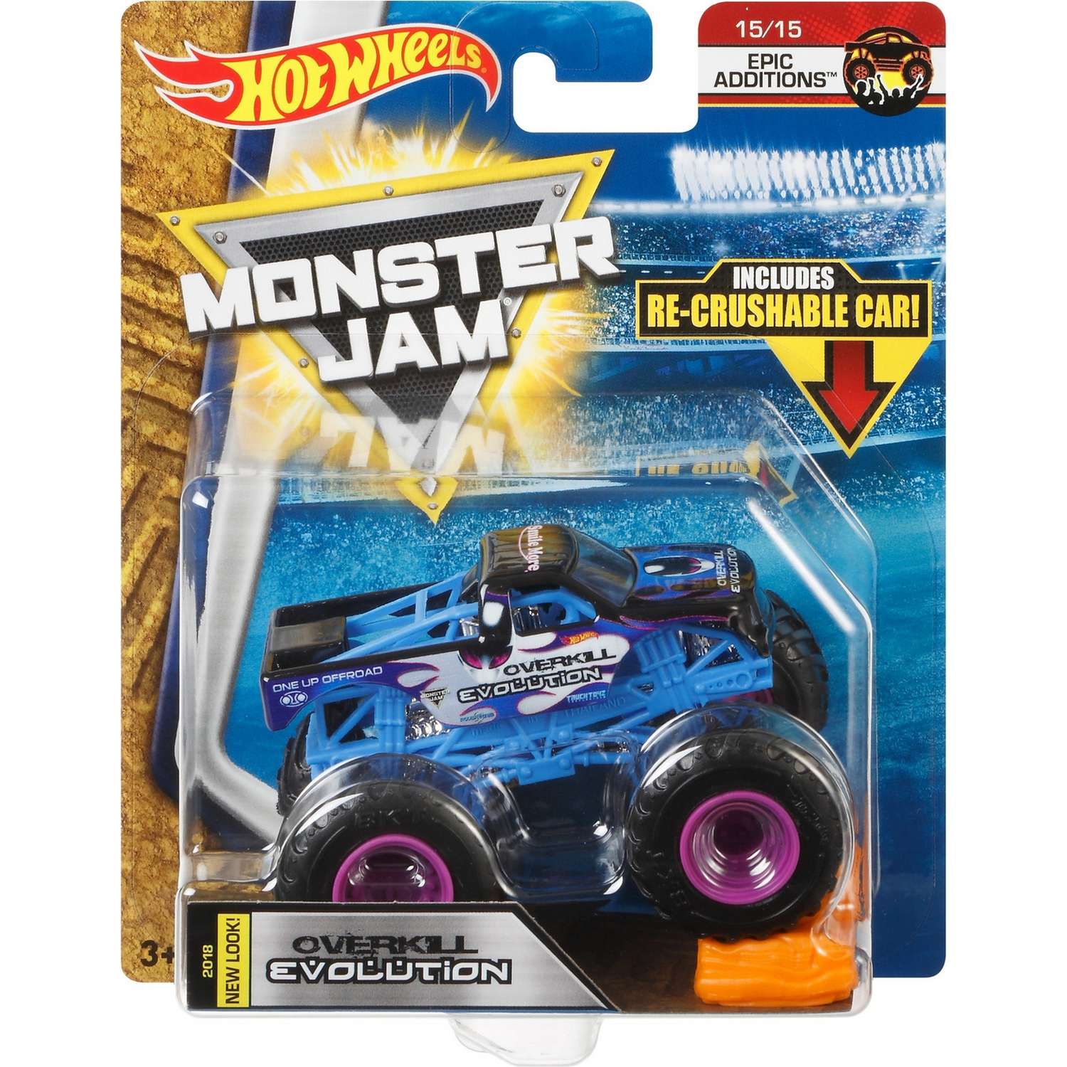Машина Hot Wheels Monster Jam 1:64 Epic Edditions Супер эволюция FLX10 21572 - фото 2