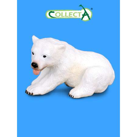 Фигурка животного Collecta Медвежонок полярного медведя сидящий
