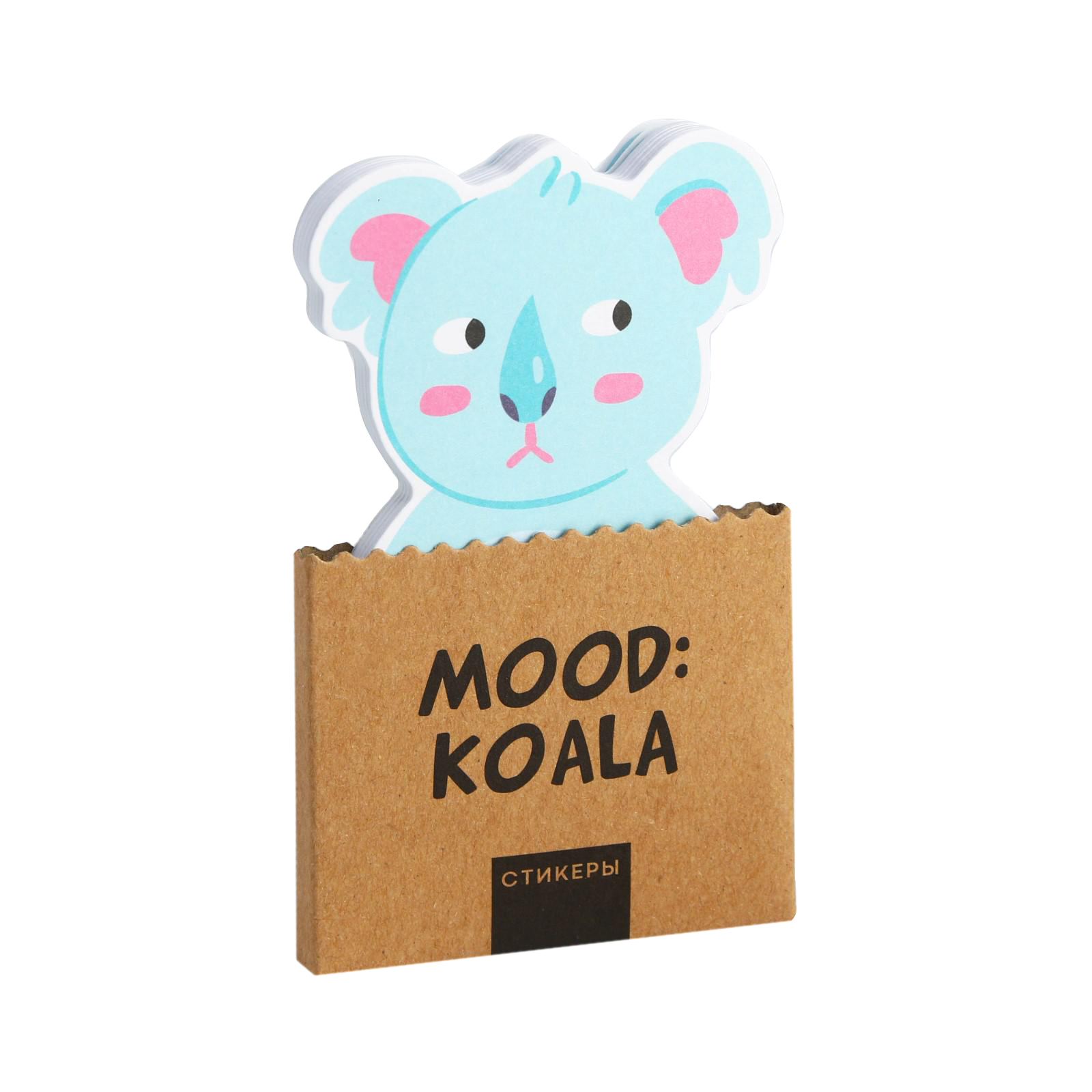 Блок ArtFox Фигурный бумаги в крафтовом е Mood koala - фото 1