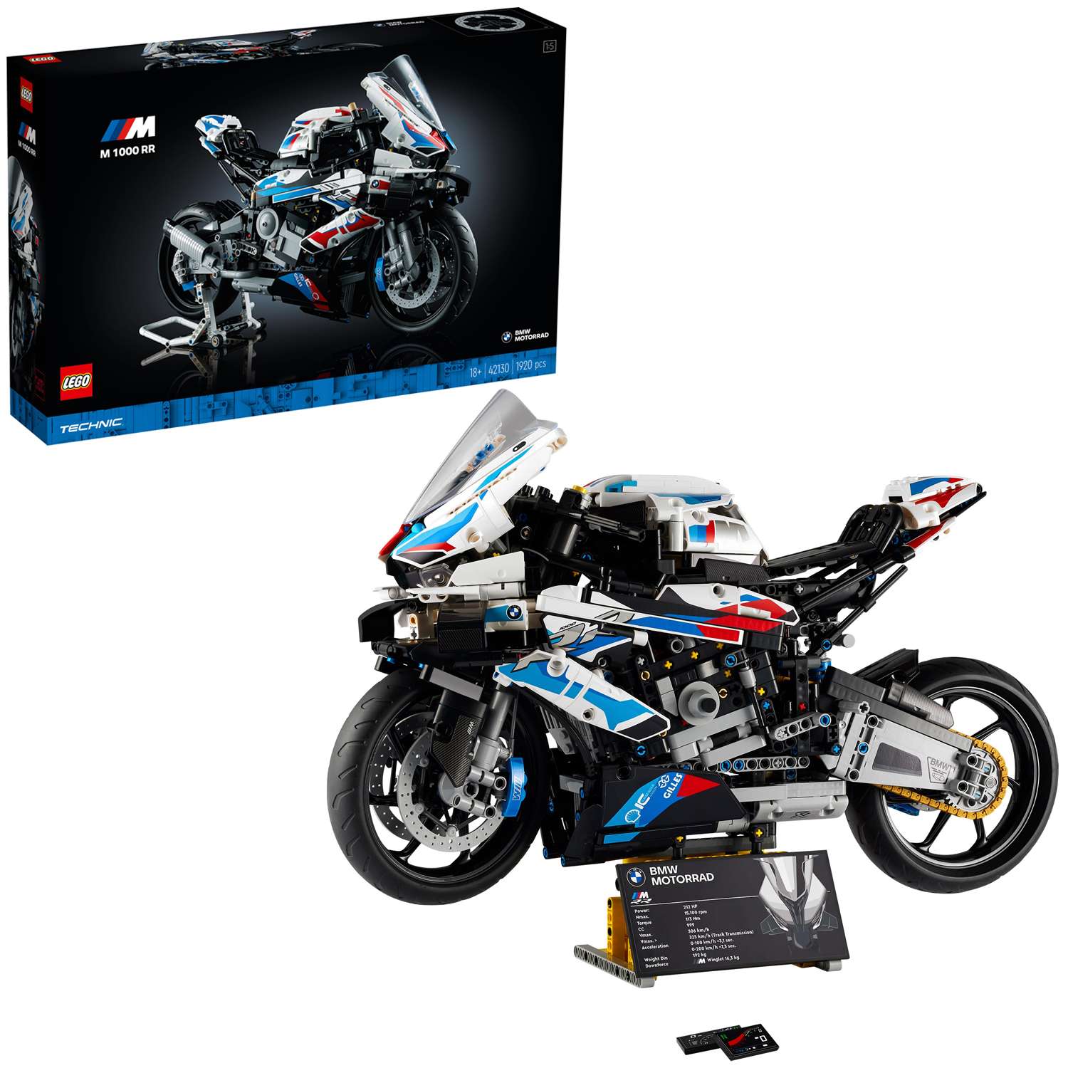 Конструктор детский LEGO Technic Мотоцикл M 1000 RR 42130 - фото 1