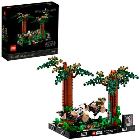 Конструктор LEGO SW Диорама Погоня на Эндоре 608 деталей 75353