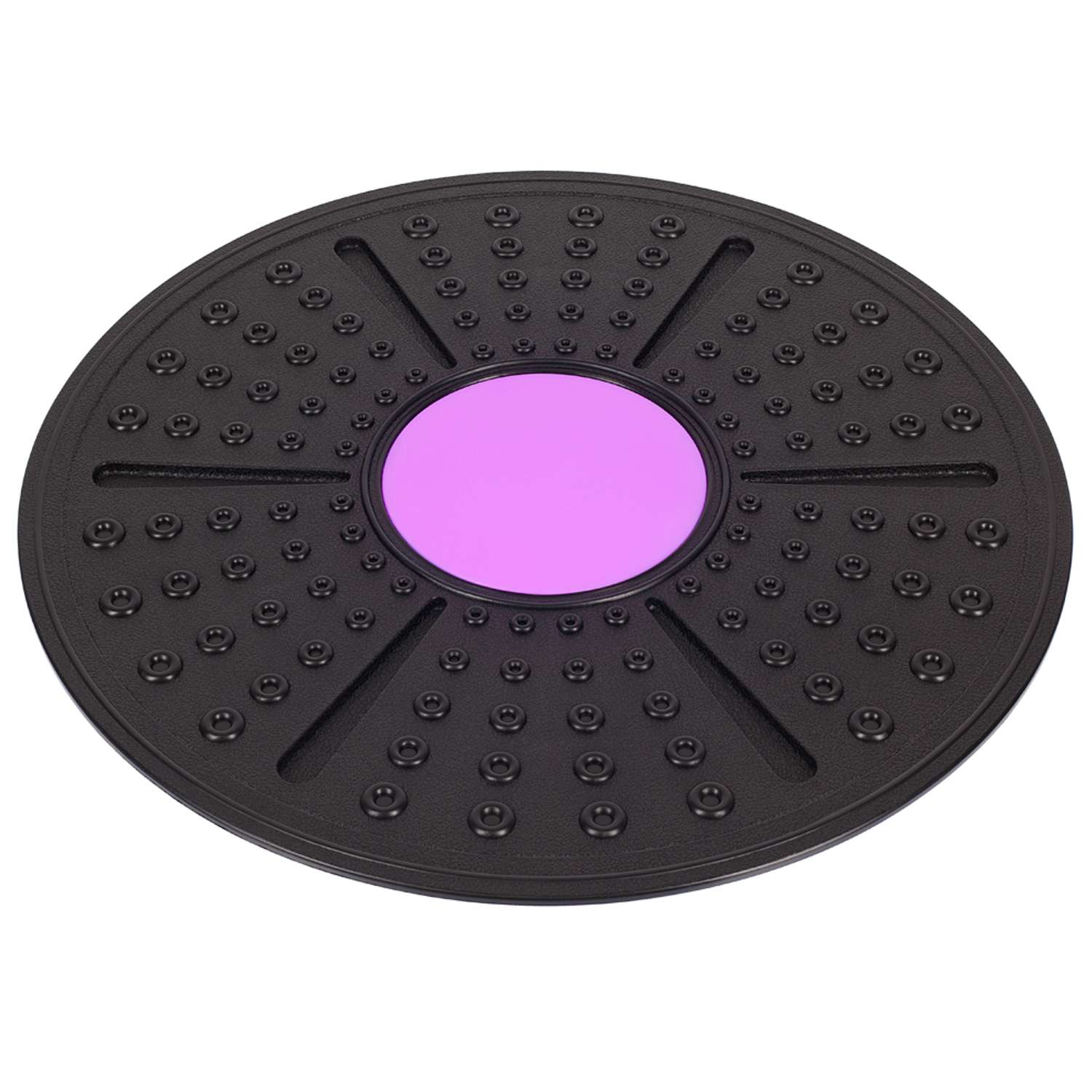 Балансировочный диск STRONG BODY платформа полусфера d 36 см черно-фиолетовый - фото 4