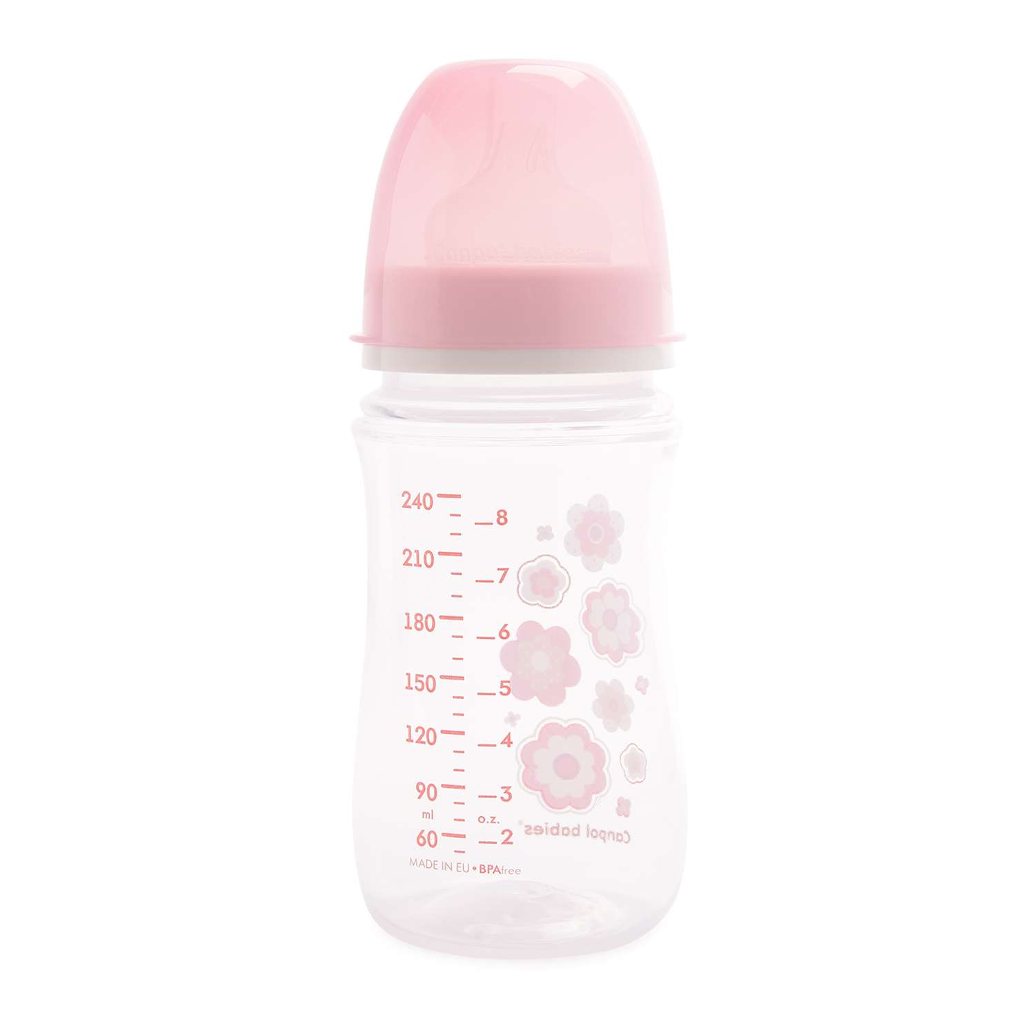 Бутылочка Canpol Babies Newborn baby 240мл Розовая 35/217_pin - фото 7