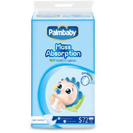 Подгузники Palmbaby 72 шт. S