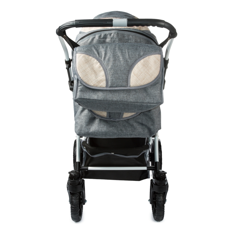 Коляска-трансформер Babyton Pillo OX Grey-Beige - фото 4