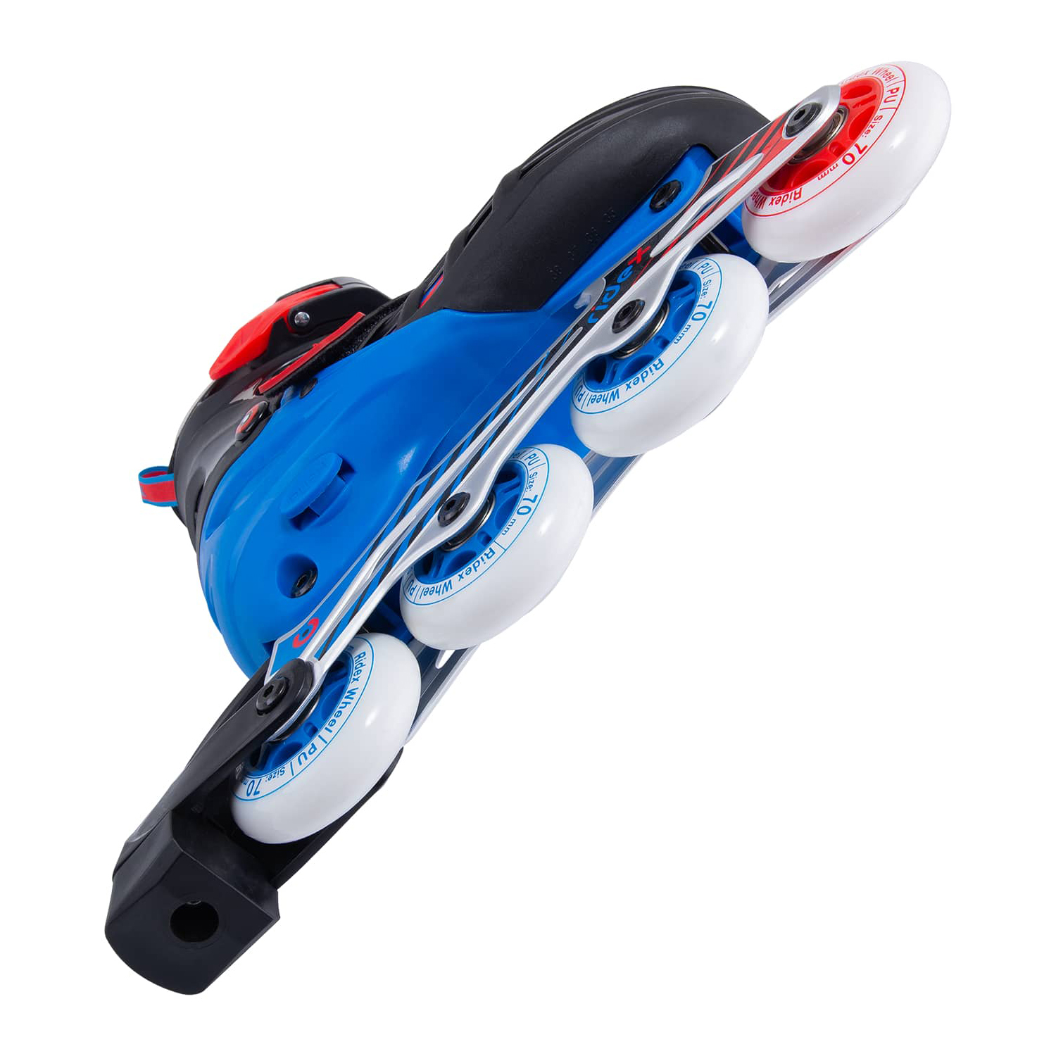 Ролики раздвижные RIDEX Inline skates Twist Red plastic S - фото 6