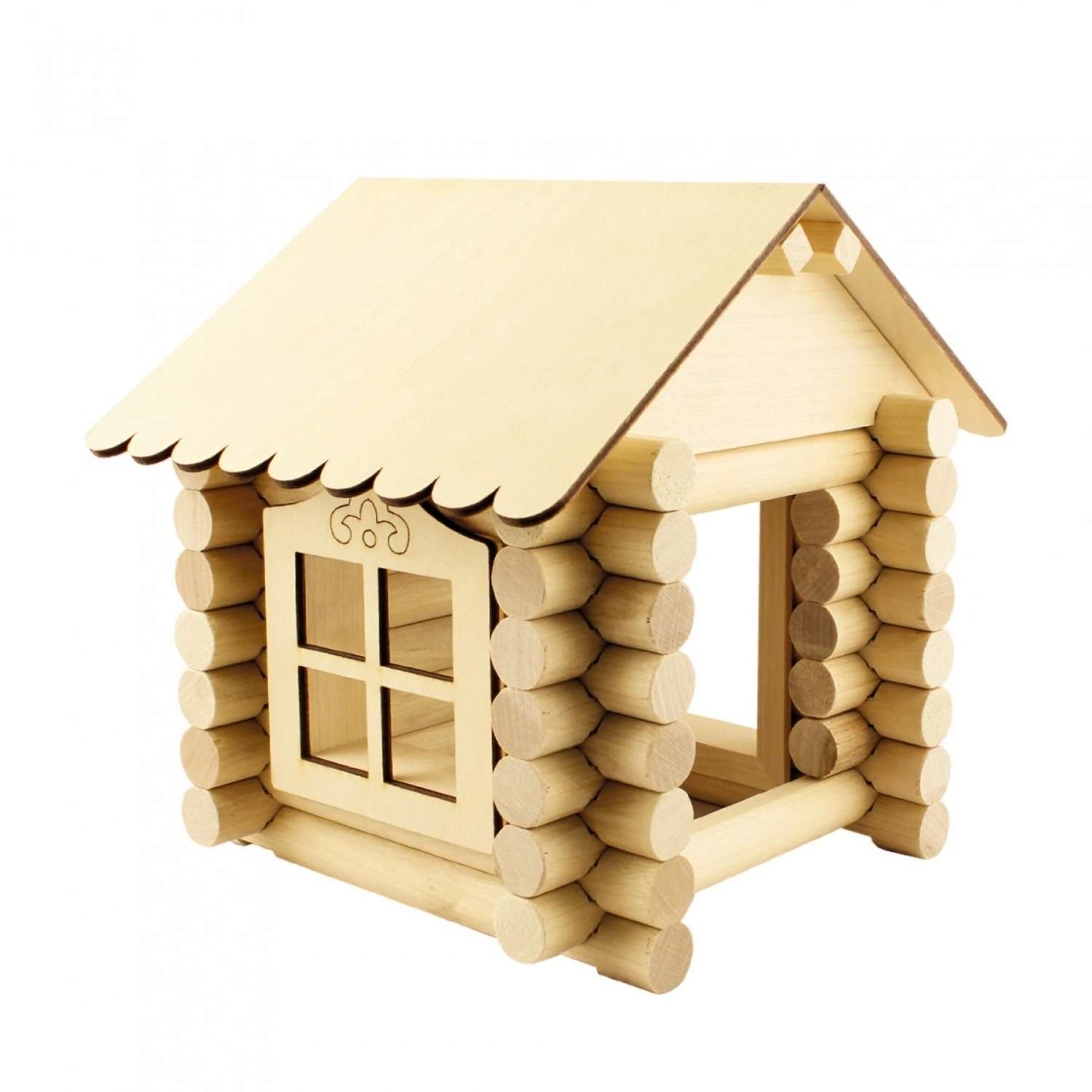 Конструктор деревянный ПЕЛСИ – PELSI Собери дом из бревнышек №1 - фото 2