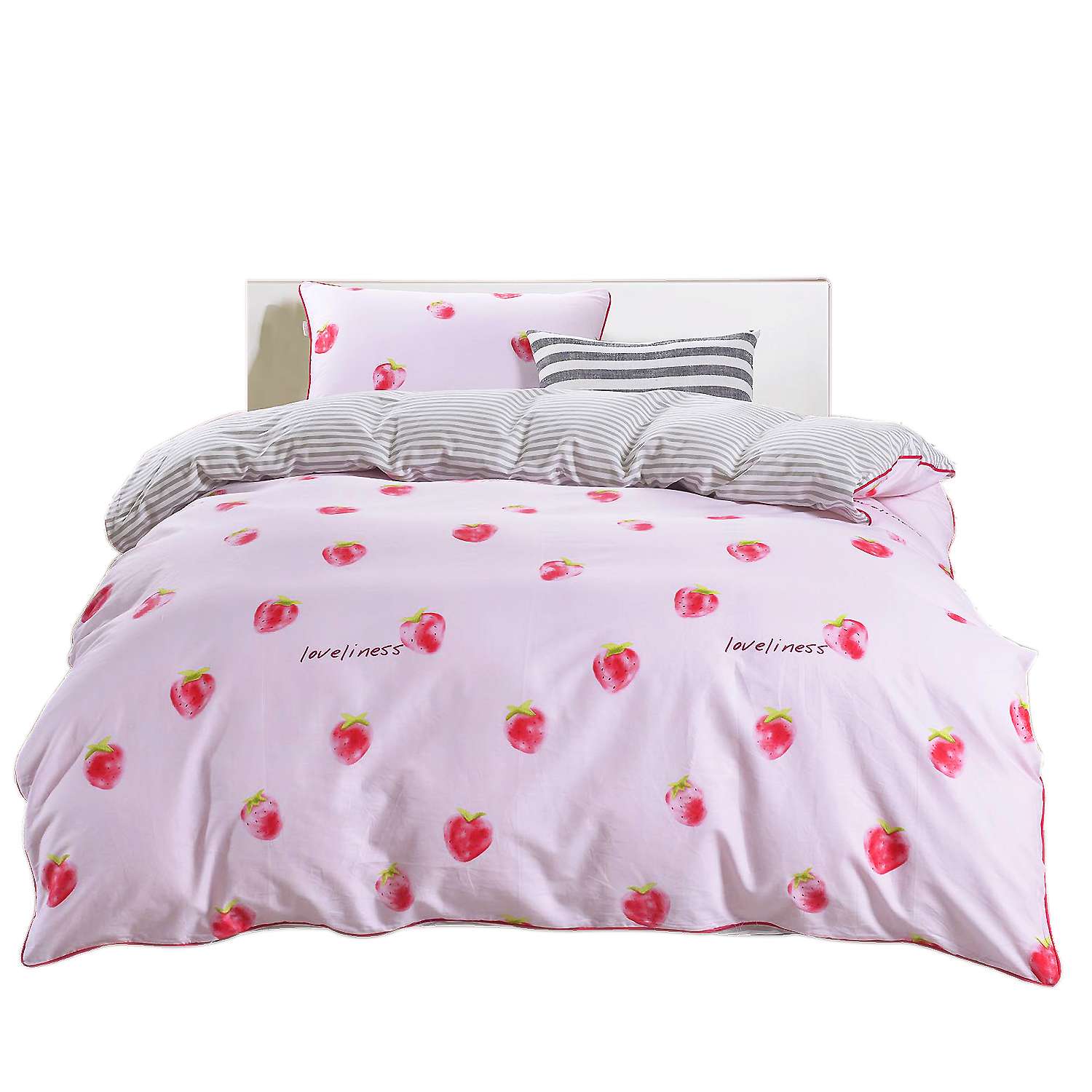 Комплект постельного белья Sofi de Marko 1.5 спальный Ильда розовая - фото 1