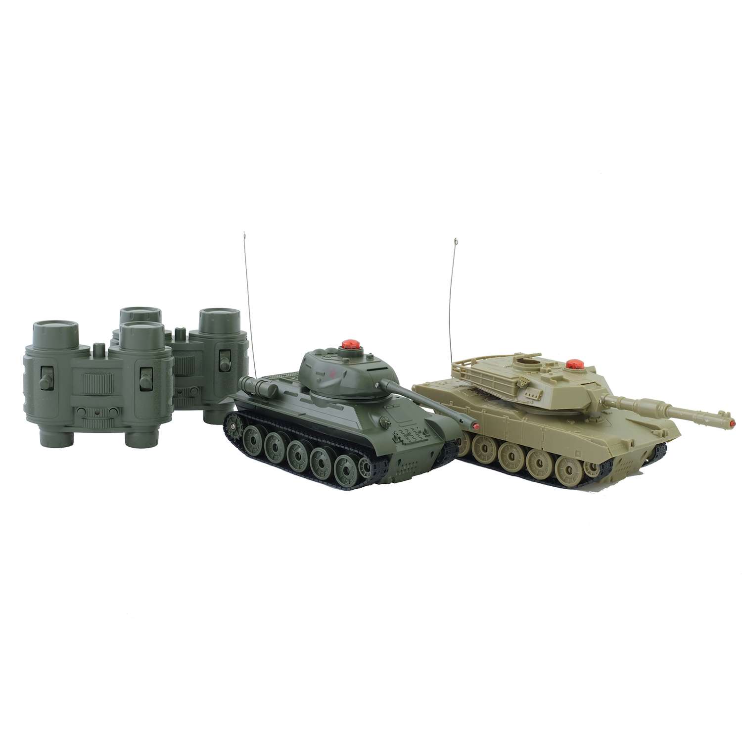 Набор игровой HK Industries РУ 1:32 Танковый бой T-34-M1A2 33821 - фото 1