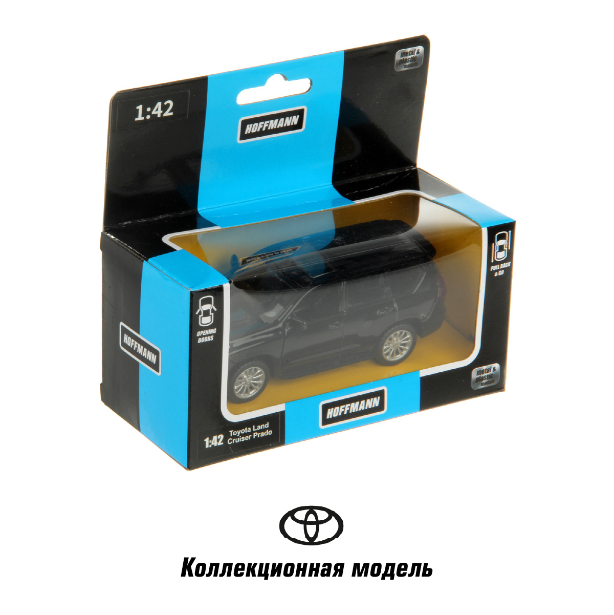 Внедорожник Veld Co Toyota 1:43 инерционный 126391 - фото 5