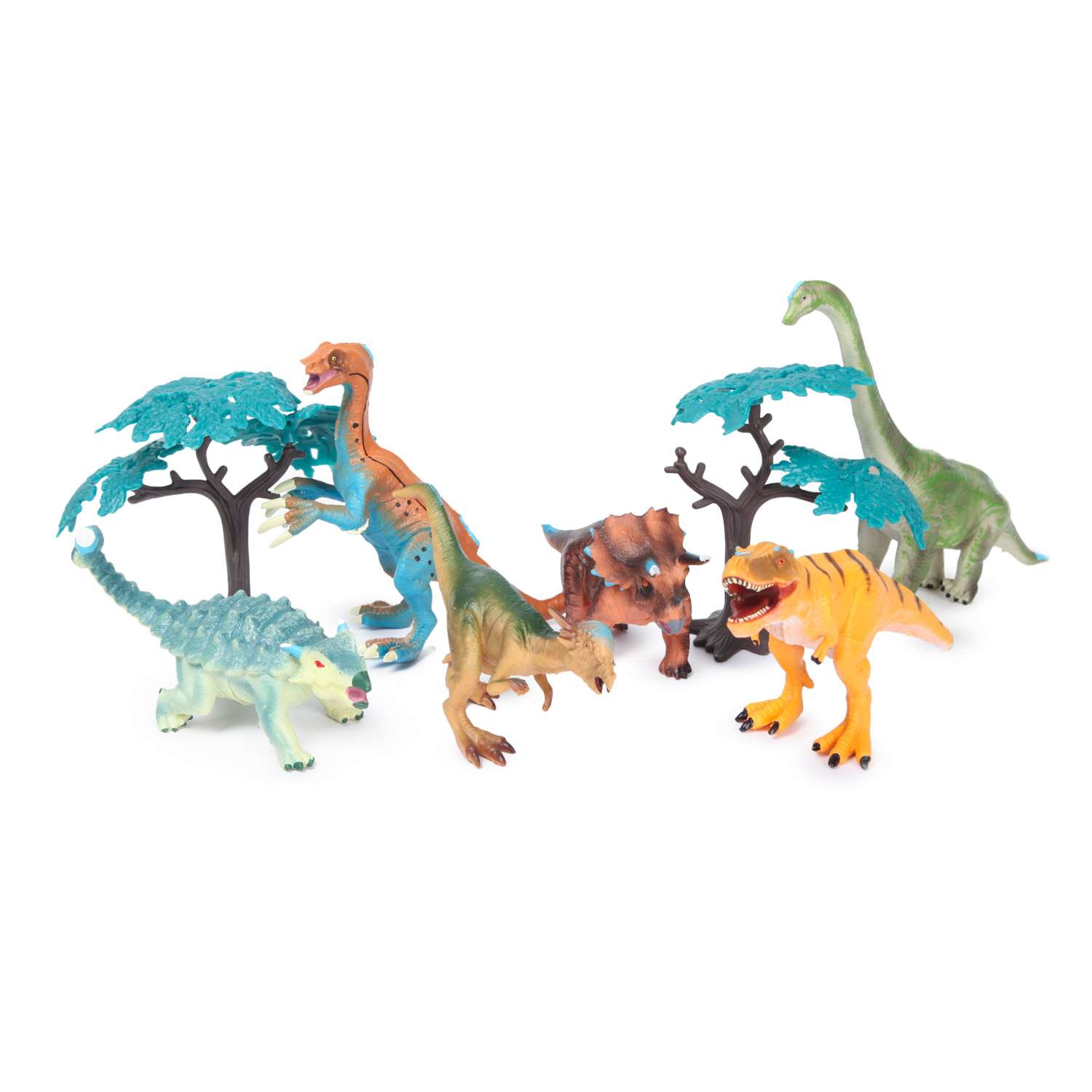 Набор фигурок Attivio Динозавры 6шт с аксессуарами OTG0936388 - фото 1