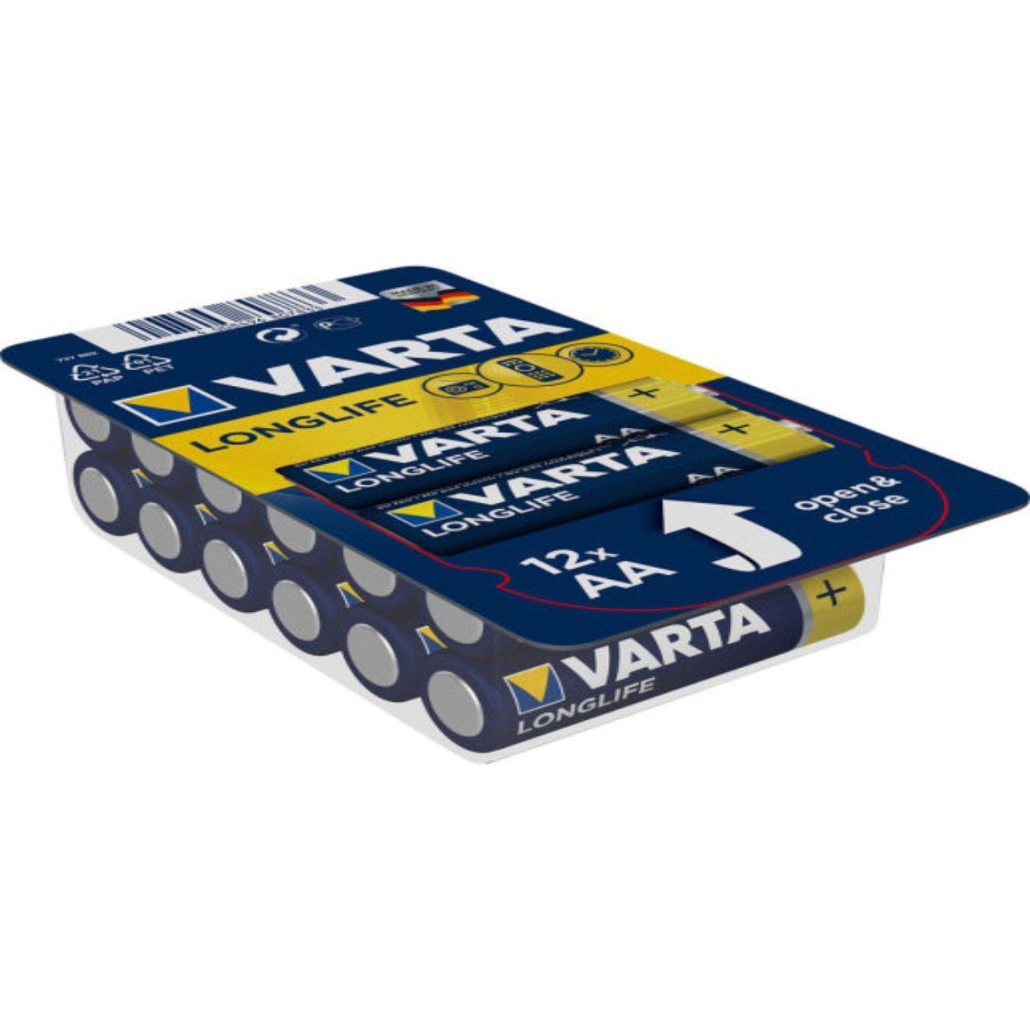 Батарейки AA Varta 12 шт. 4106301112 - фото 1