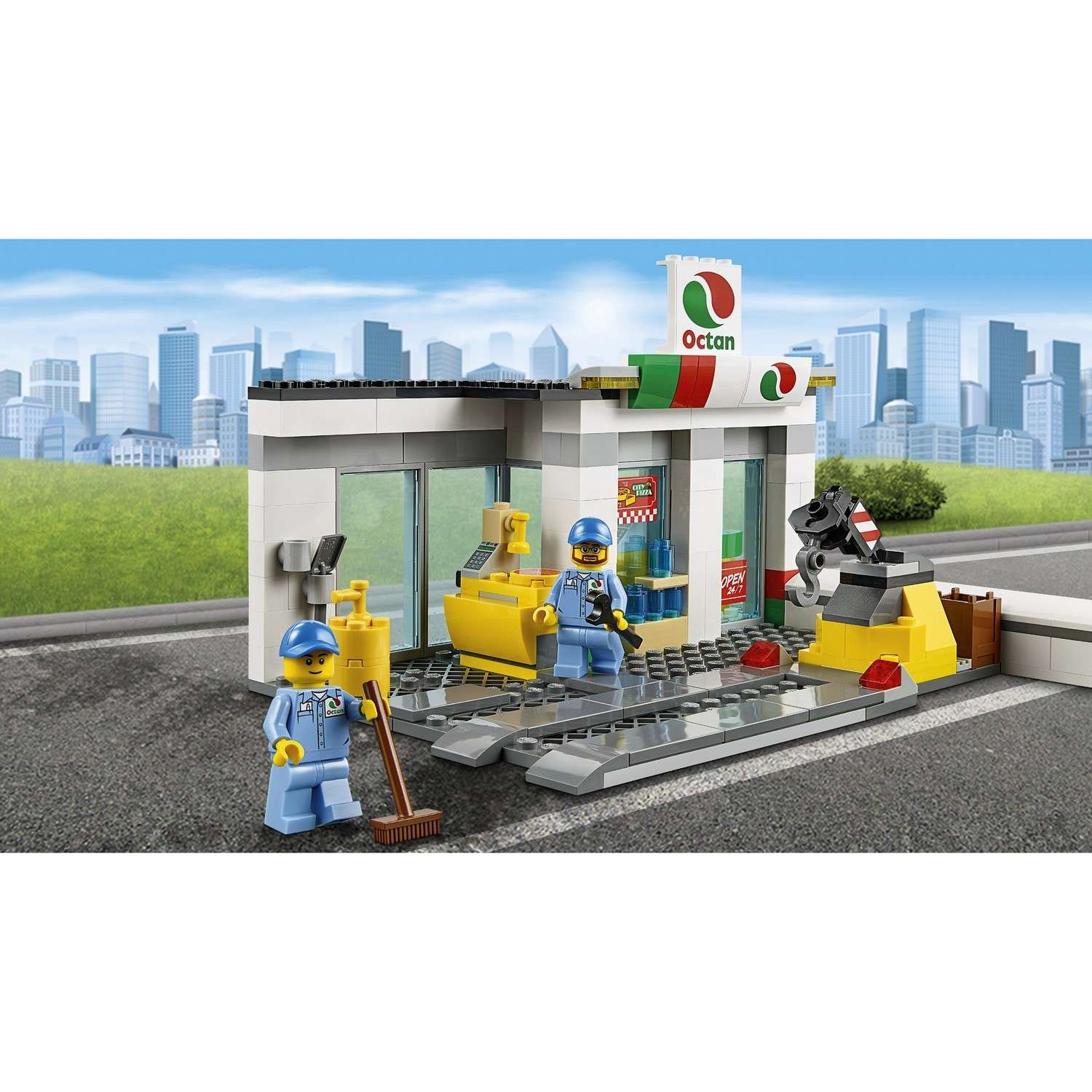 Конструктор LEGO City Town Станция технического обслуживания (60132) - фото 10