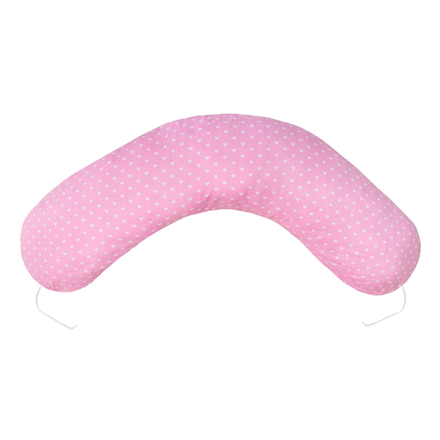 Подушка для беременных Amarobaby Бумеранг Любовь Розовый - фото 4