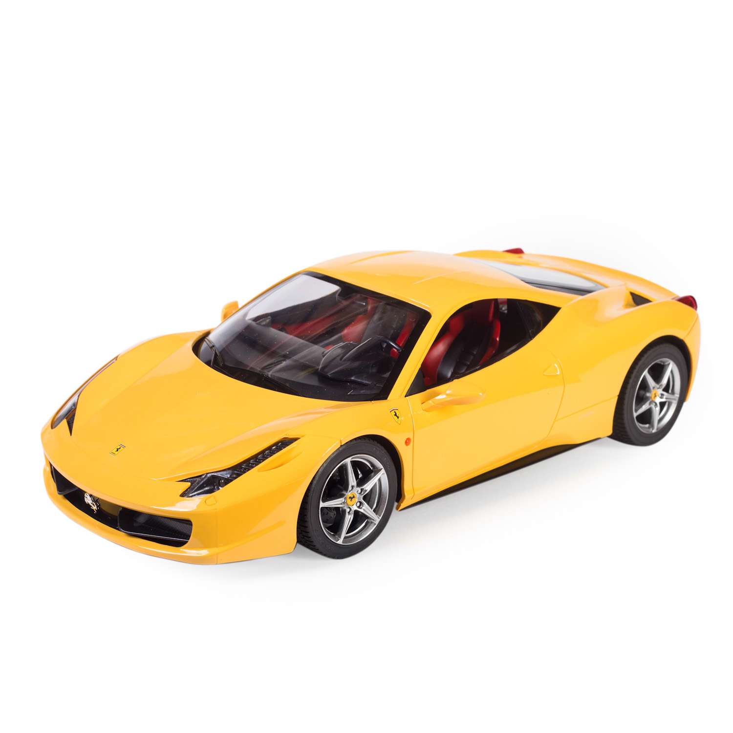 Машинка р/у Rastar Ferrari 458 Italia 1:14 желтая - фото 2