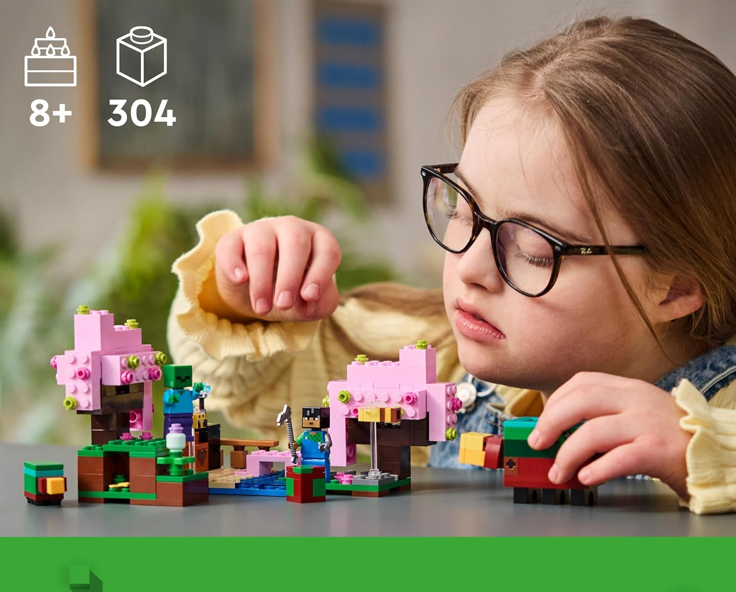 Конструктор LEGO Minecraft Вишневый цветущий сад 21260 - фото 11