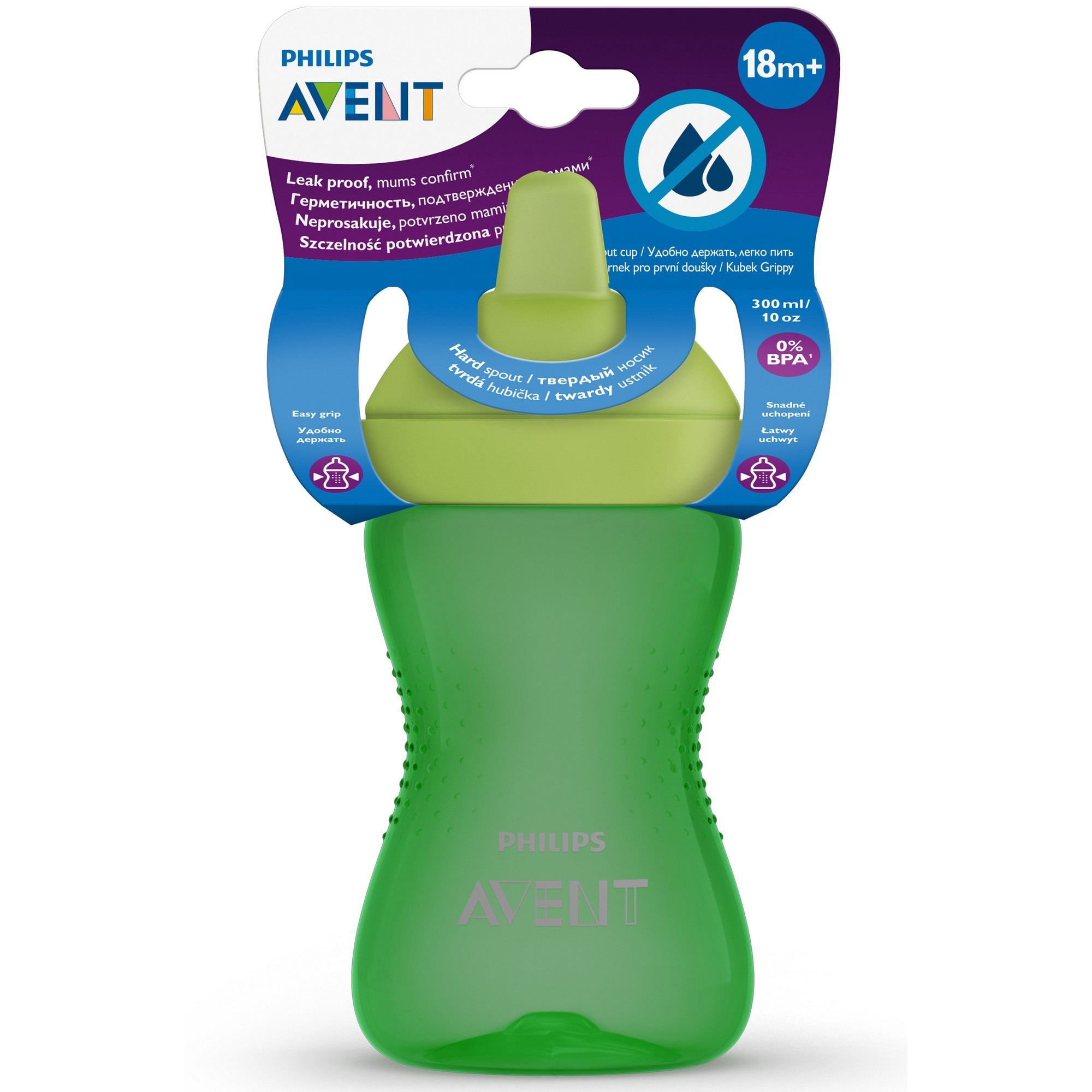 Поильник Philips Avent с носиком 300мл с 18месяцев Зеленый SCF804/03 - фото 2