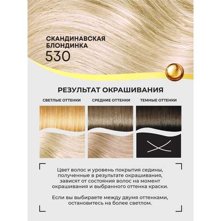 Краска для волос FARA стойкая Classic Gold 530 скандинавская блондинка 10.0