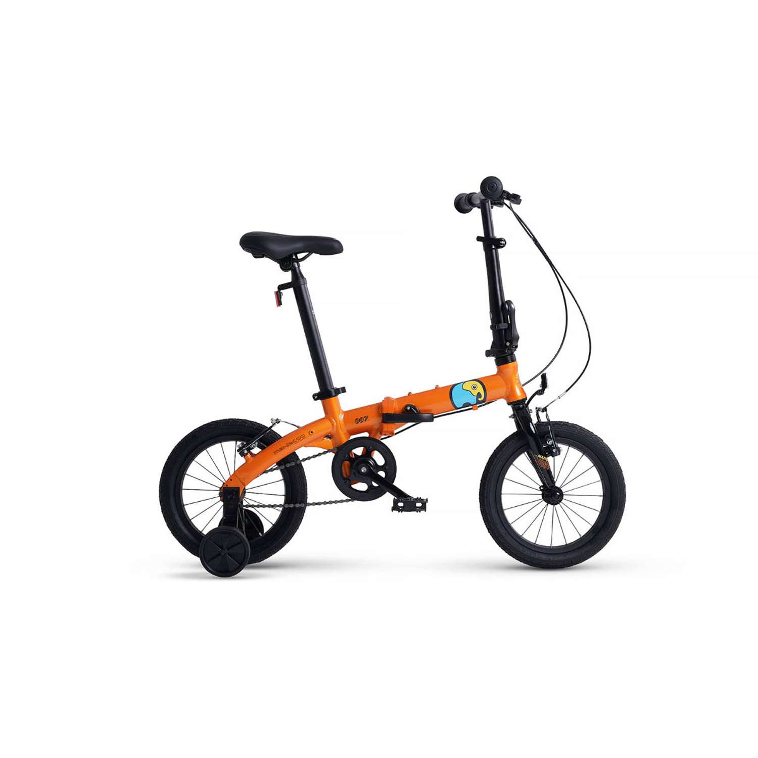 Велосипед Детский Складной Maxiscoo S007 стандарт 14 оранжевый - фото 1