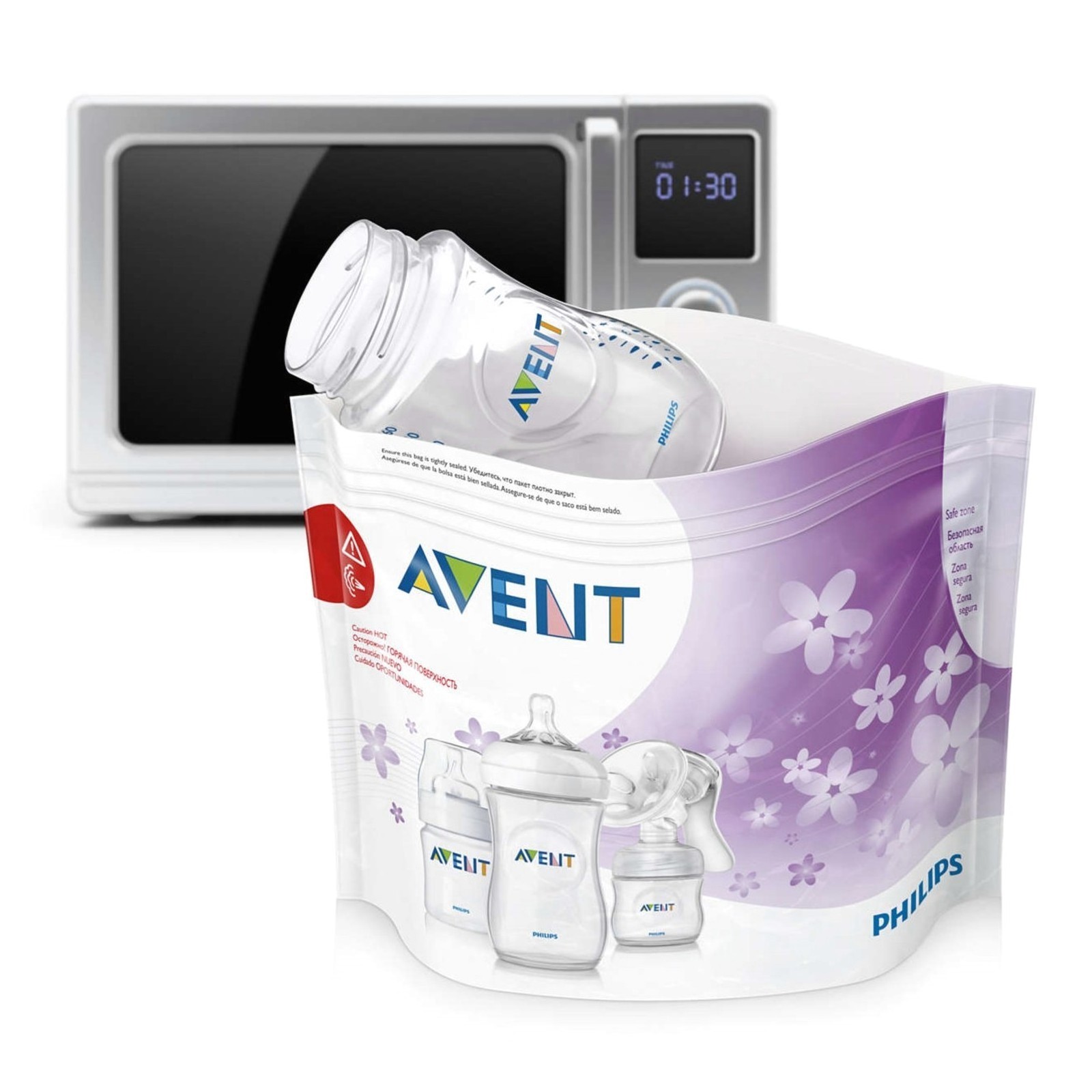 Пакеты для стерилизации в микроволновой печи Philips Avent SCF297/05 - фото 4