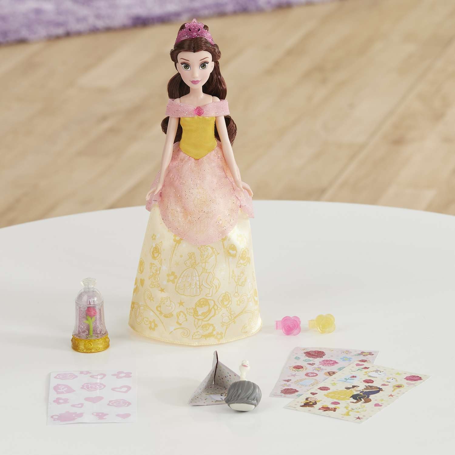 Кукла Disney Princess Hasbro Сверкающая Белль E5599EU4 E5599EU4 - фото 10