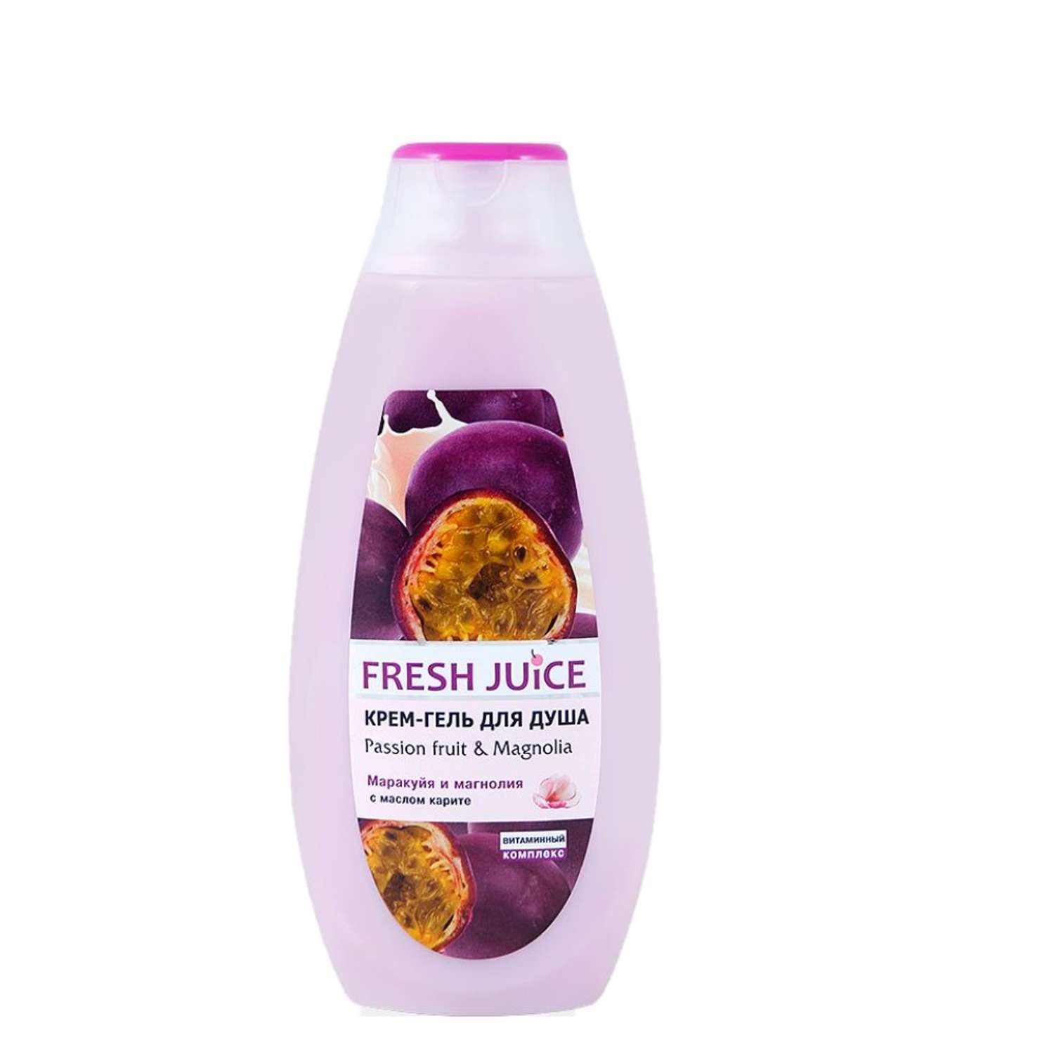 Крем-гель для душа Fresh Juice МП  Маракуйя и Магнолия 400 мл - фото 1