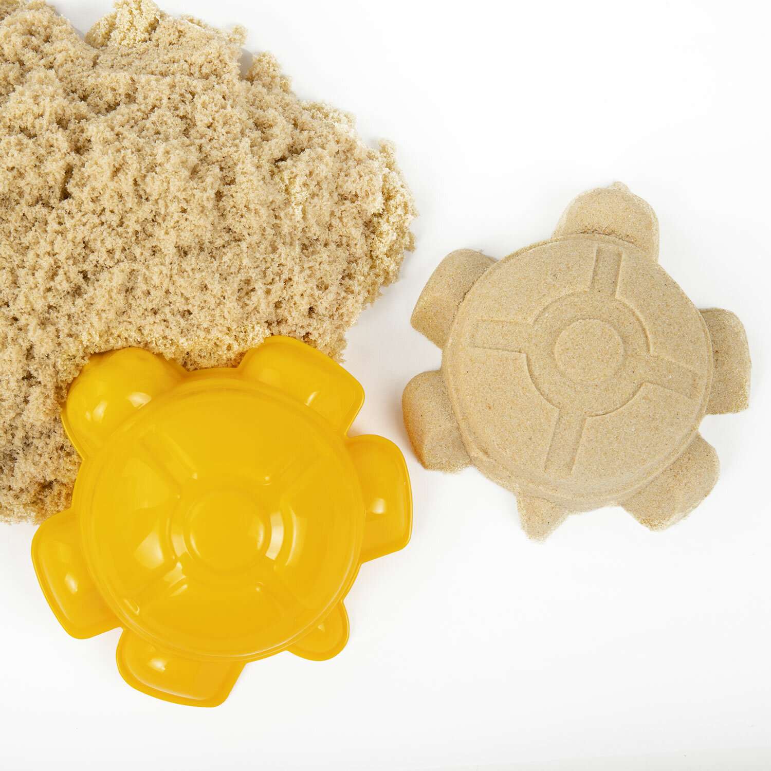 Кинетический песок Brauberg для детей и малышей набор 3 кг с формочками - фото 6