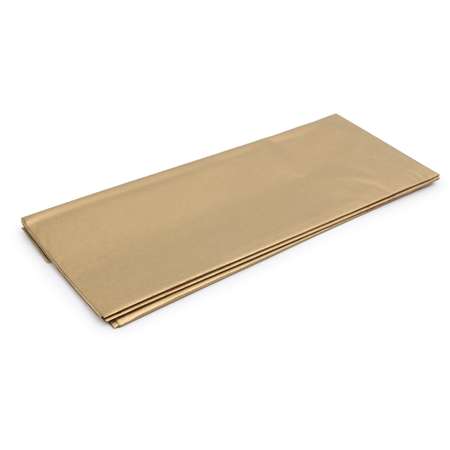 Бумага Astra Craft тишью с блестками металлик тонкая для упаковки подарков цветов 50х70см 5 шт GP-02 золотой