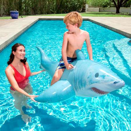 Надувная игрушка BESTWAY для плавания Акула 183х102см 41405