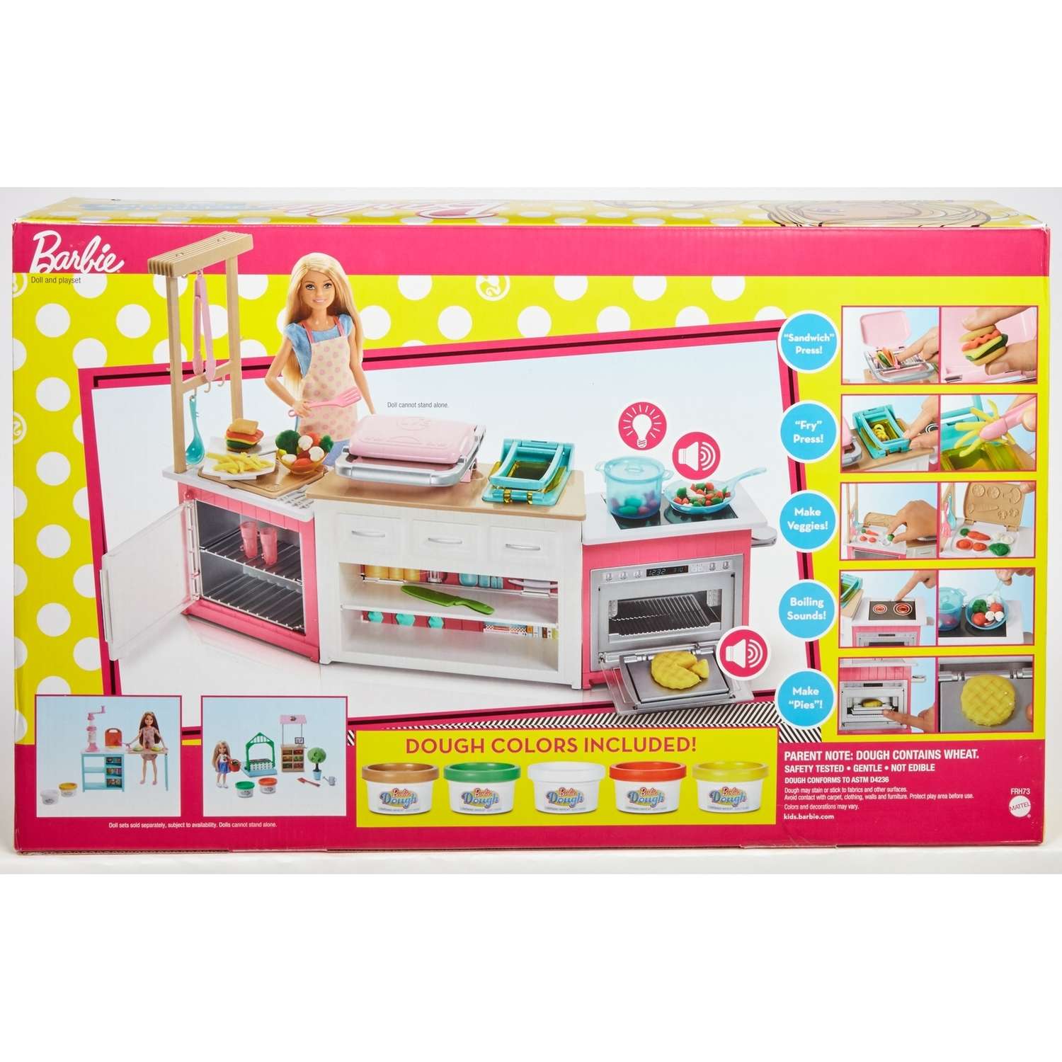 Набор игровой Barbie Супер кухня с куклой FRH73 FRH73 - фото 4